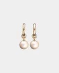 Colette Earrings - Pearl Beige