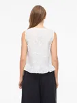 Visimone V-neck TOP - Snow White