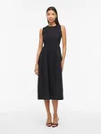 Vijimba O-Neck Dress - Black Beauty
