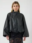 Yasisabel Leather Jacket - Black