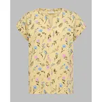 Fqviva T-Shirt - Golden Haze W. Star Off-white