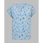 Fqviva T-Shirt - Blue Bell W. Golden Haze