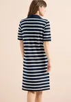 Summer Ajour Stripe Dress - Universal Blue                