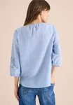 Chambray Deco Blouse  - Blouse Blue                   