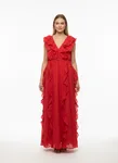 Linala Maxi Dress - Poinsettia