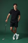 Golf Polo Shirt - Black Beauty