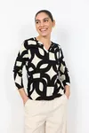 Sc-felicity Blouse - Black Combi