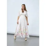 Gisela Dress - Cream/Flower