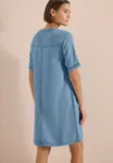 Denim Look Dress - Light Blue Wash               