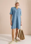 Denim Look Dress - Light Blue Wash               