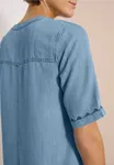 Denim Look Dress - Light Blue Wash               