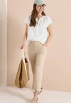 Solid Embroidery Blouse - Vanilla White                 