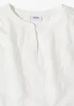 Solid Embroidery Blouse - Vanilla White                 