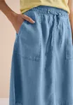 Midi Skirt  - Light Blue Wash               