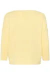 Mila R-neck Pullover - Pineapple Slice Melange