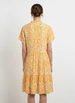 Edasz Dress - Golden Apricot Leopard