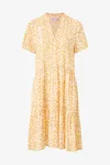 Edasz Dress - Golden Apricot Leopard