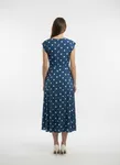 GislaSZ Maxi Dress - Blue Turtledove Big Dot