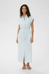 Elmiko Maxi Dress - Cerulean Ice Stripe
