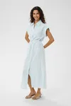 Elmiko Maxi Dress - Cerulean Ice Stripe