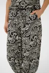 Bella Pants - Black Chalk Paisley