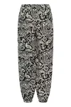 Bella Pants - Black Chalk Paisley