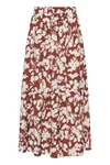 Evie Skirt - Henna Chalk Flower