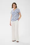 Gesinas T-Shirt - Blue Dot Paisley Print