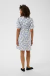 Benete Dress - Blue Dot Paisley Print