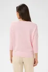 Mila R-Neck Pullover - Ballerina Melange