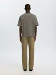 AVSLAPPNAD PASSFORM T-SHIRT - Sky Captain Oatmeal/Fir Green