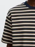 AVSLAPPNAD PASSFORM T-SHIRT - Sky Captain Oatmeal/Fir Green
