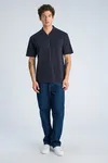 Pipque Shirt - Navy 424