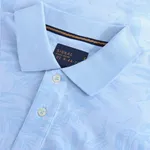 Raven Aop Jaquard Polo - Blue Wind