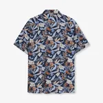 Tycho Flower Shirt - Blue Captain
