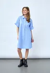 Edina Dress - Blue Stripes