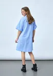 Edina Dress - Blue Stripes
