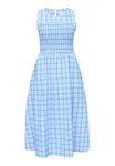 Eliba Dress - Blue Check