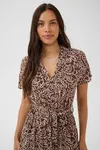 Vega Dress - Brown Birch Squiggles