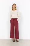 Sc- Banu Pants - Oxblood Red