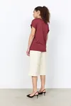 Sc-Marica T-Shirt - Oxblood Red