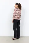 Sc-Felicity Top - Oxblood Red Combi