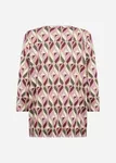 Sc-Felicity Top - Oxblood Red Combi