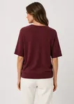 Sc-Dollie Sweater  - Oxblood Red Mel