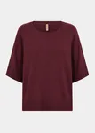 Sc-Dollie Sweater  - Oxblood Red Mel
