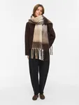 Fabla Knit Scarf - Nomad Falcon/Birch/Coffee Bean