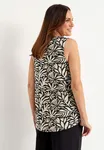 Etna Top - Black/Patterned