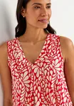 Maria Aop Dress - Red/Patterned