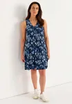 Maria Aop Dress - Navy/Patterned