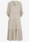 Mika Dress - Beige/Dotted
